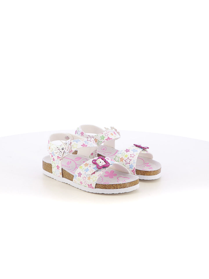 Sandaletti bambina MELANIA M3015-3B bianco fantasia | Costa Superstore