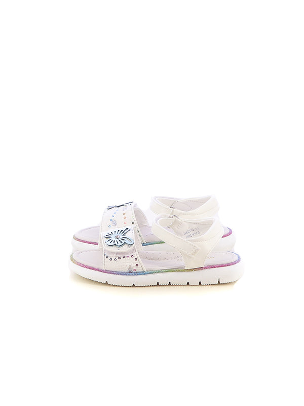 Sandaletti bambina MELANIA MH2643 bianco fantasia | Costa Superstore
