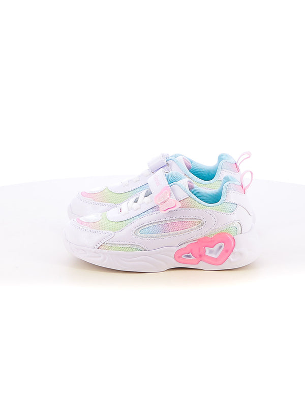 Sneakers con strappi bambina MELANIA MJ2677 bianco fantasia | Costa Superstore