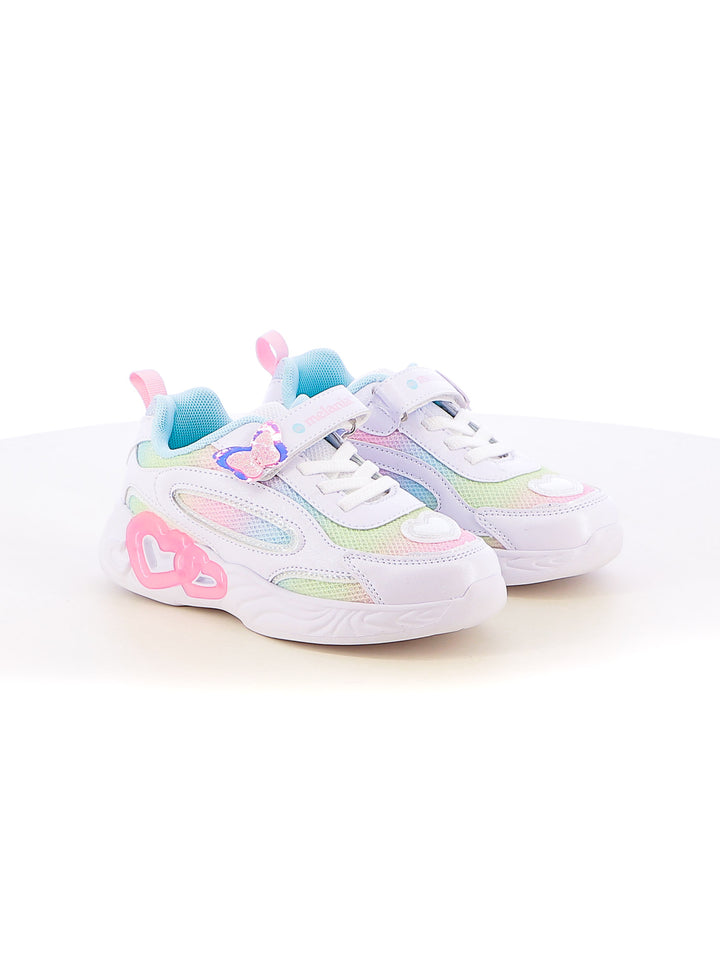 Sneakers con strappi bambina MELANIA MJ2677 bianco fantasia | Costa Superstore