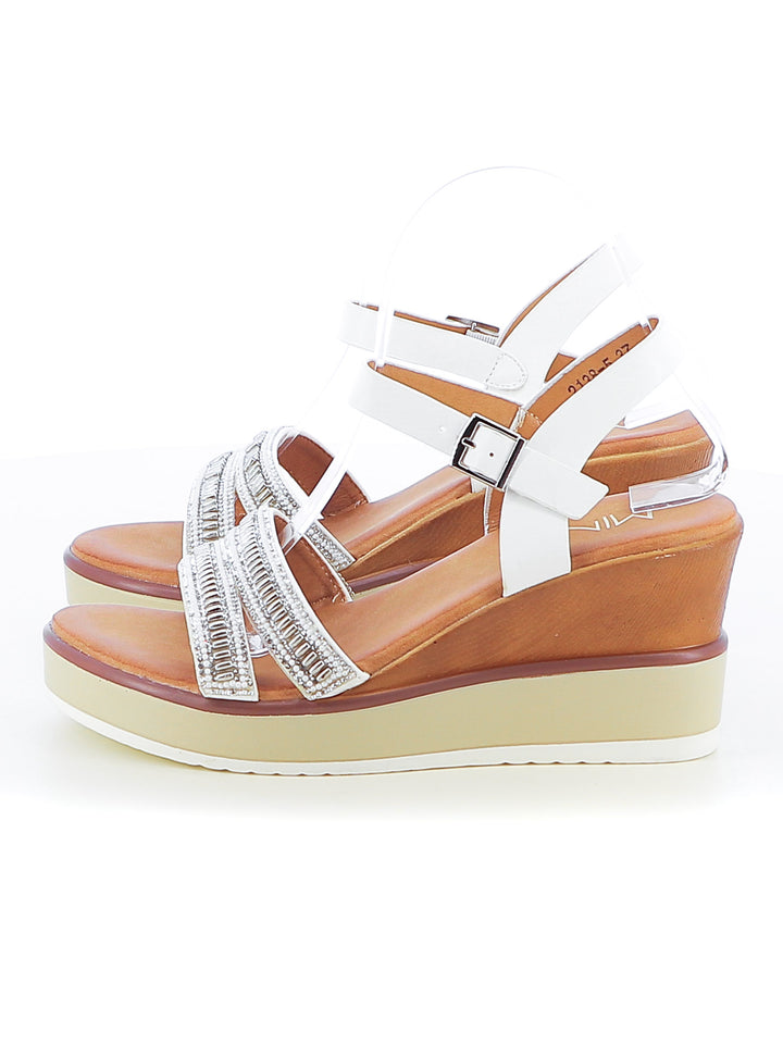 Sandali fasciati donna MINU 2138-5 bianco | Costa Superstore