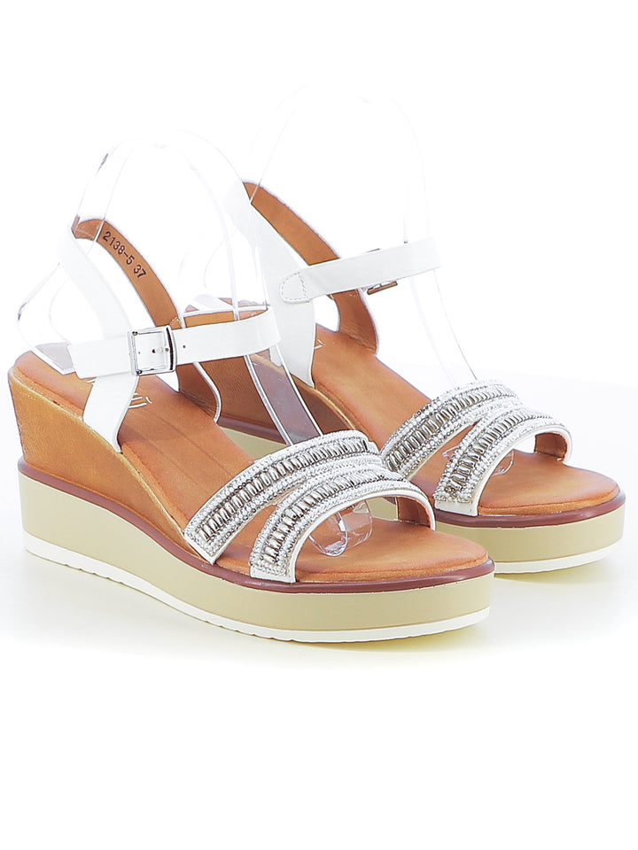 Sandali fasciati donna MINU 2138-5 bianco | Costa Superstore