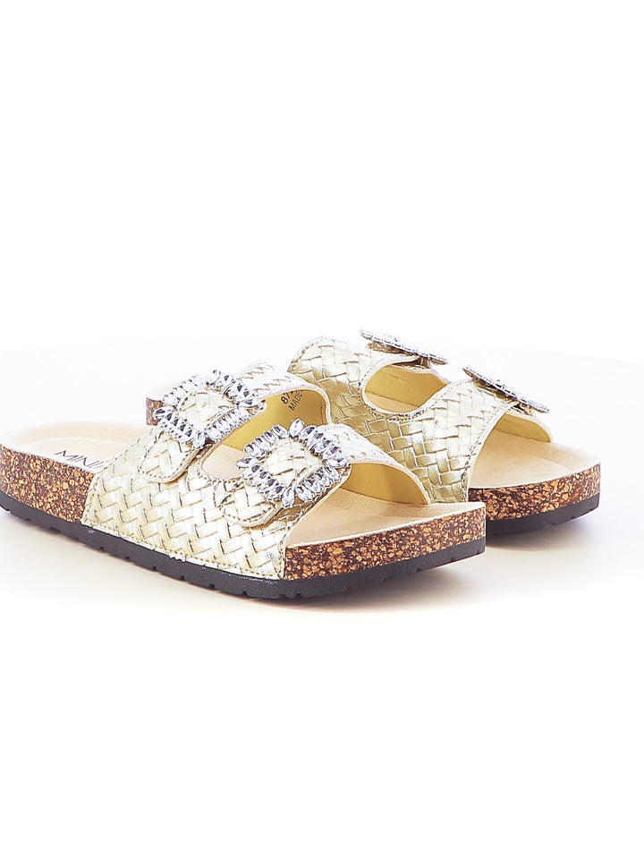 Ciabattine donna MINU 8720-1 oro | Costa Superstore