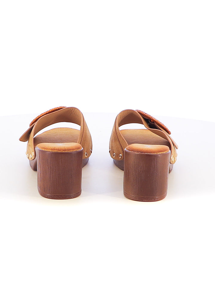 Zoccoli donna MINU BF108-A marrone | Costa Superstore