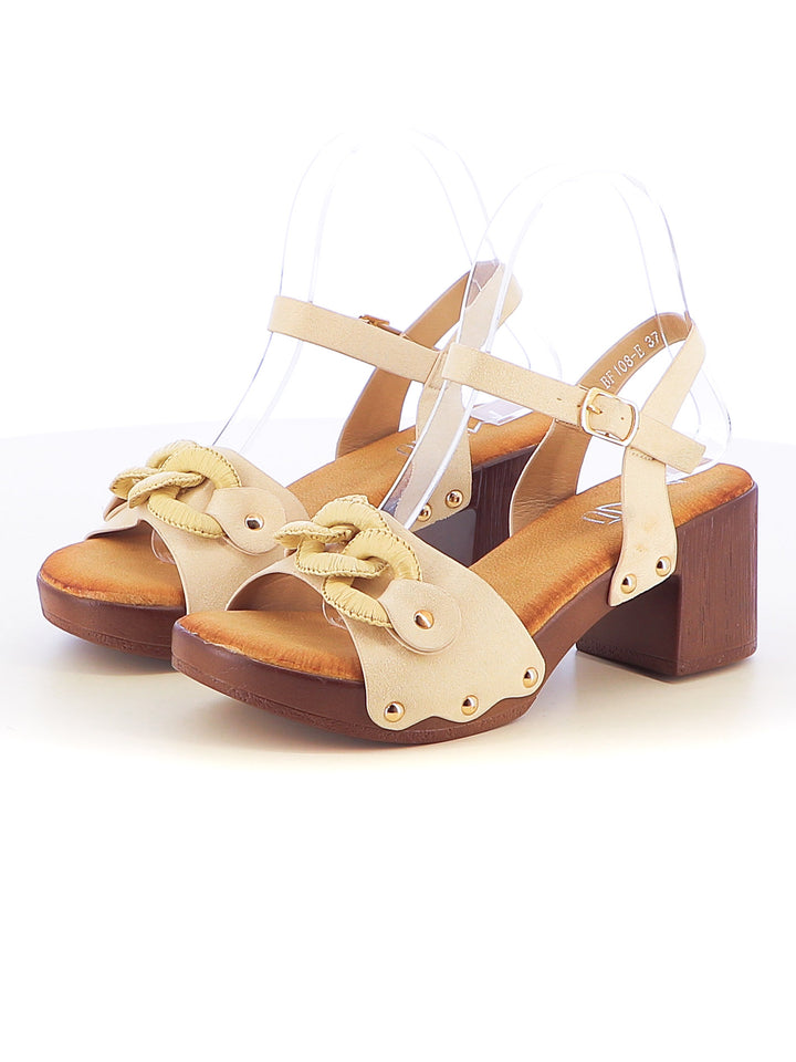 Sandali con cinturino donna MINU BF108-E beige chiaro | Costa Superstore