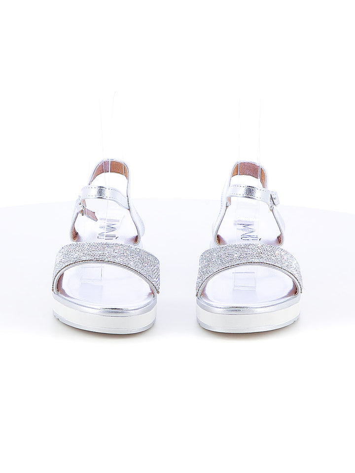 Sandali con cinturino donna MINU CH-2071-B03 argento | Costa Superstore