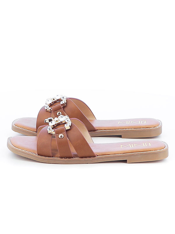 Ciabattine donna MINU CH-8339-A04 beige scuro | Costa Superstore