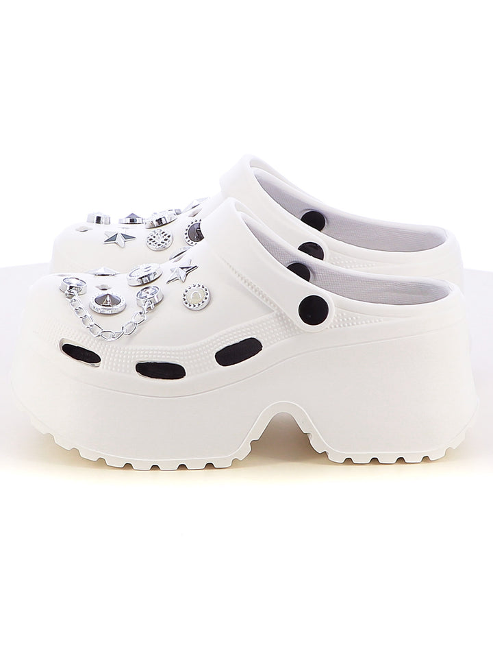 Sabot donna MINU GH-020 bianco | Costa Superstore