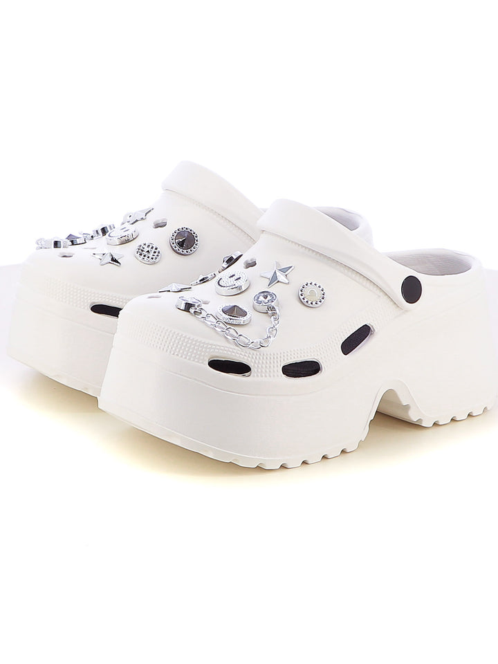 Sabot donna MINU GH-020 bianco | Costa Superstore