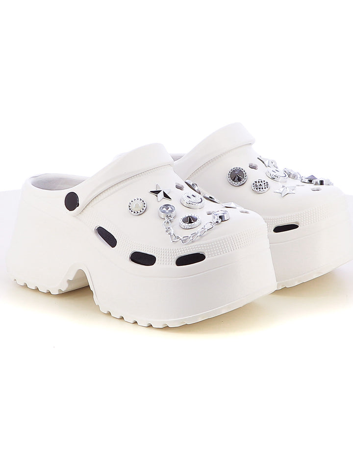 Sabot donna MINU GH-020 bianco | Costa Superstore