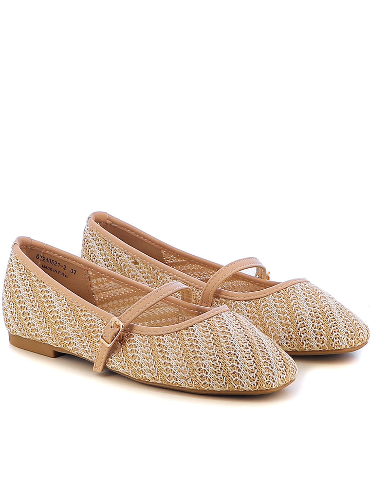 Ballerine con cinturino donna MINU GZ240521-2 bianco rosa | Costa Superstore