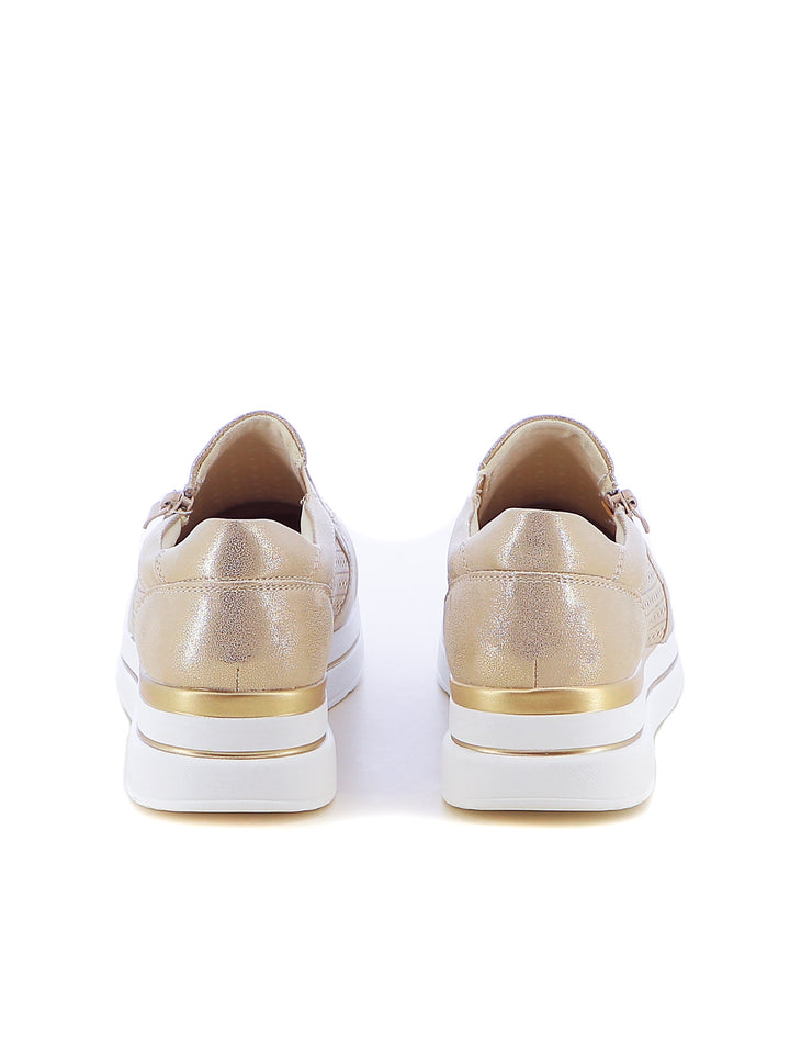 Sneakers senza lacci donna MINU H2076-3 oro | Costa Superstore