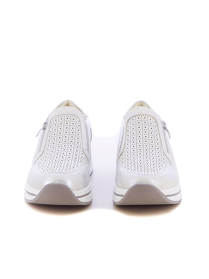 Sneakers senza lacci donna MINU H2076-3 argento | Costa Superstore