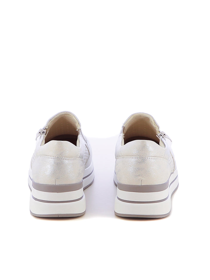 Sneakers senza lacci donna MINU H2076-3 argento | Costa Superstore