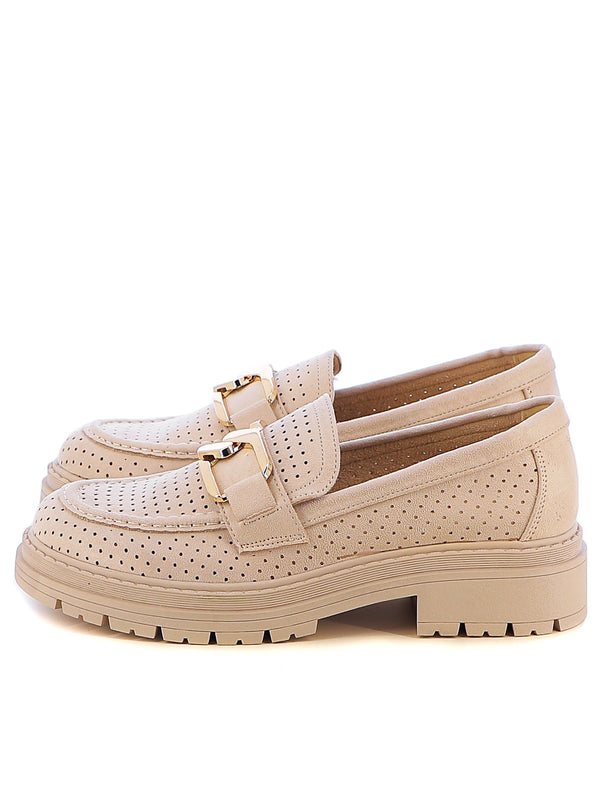 Mocassini donna MINU H23005-16 beige chiaro | Costa Superstore