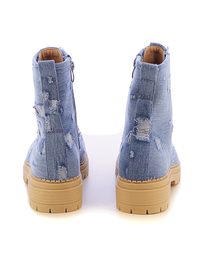 Anfibi donna MINU H26130-2 azzurro | Costa Superstore