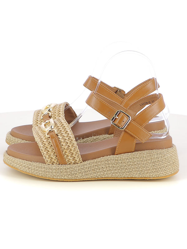 Sandali con cinturino donna MINU L2576-2 beige scuro | Costa Superstore