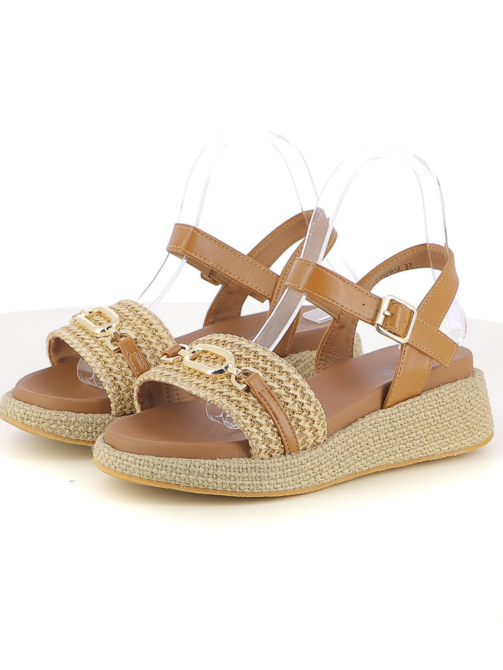 Sandali con cinturino donna MINU L2576-2 beige scuro | Costa Superstore