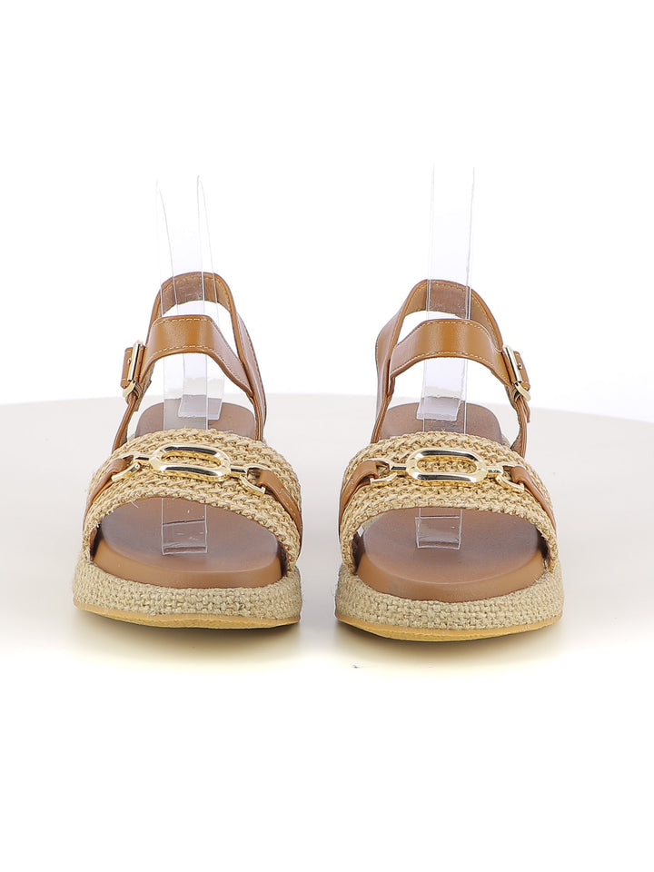 Sandali con cinturino donna MINU L2576-2 beige scuro | Costa Superstore