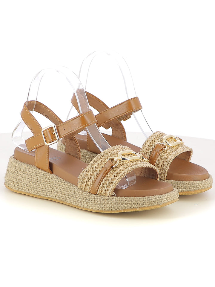 Sandali con cinturino donna MINU L2576-2 beige scuro | Costa Superstore