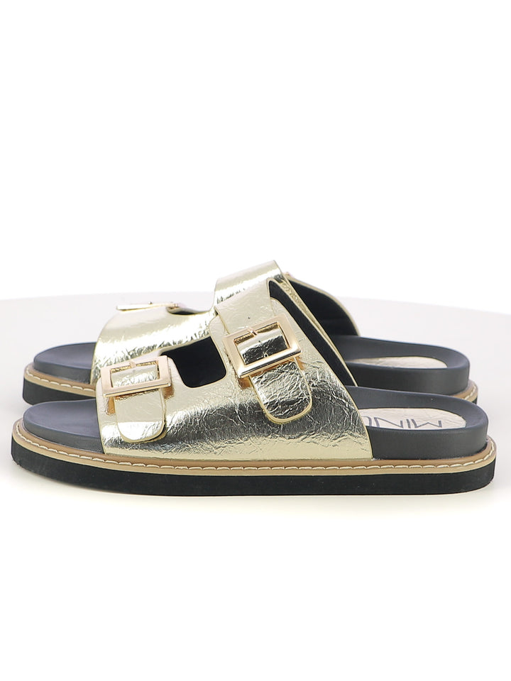 Ciabattine donna MINU L2579-4B oro | Costa Superstore