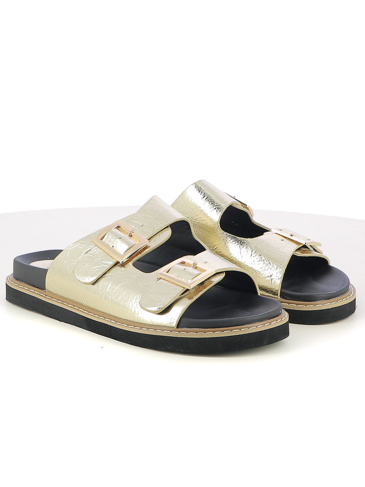 Ciabattine donna MINU L2579-4B oro | Costa Superstore