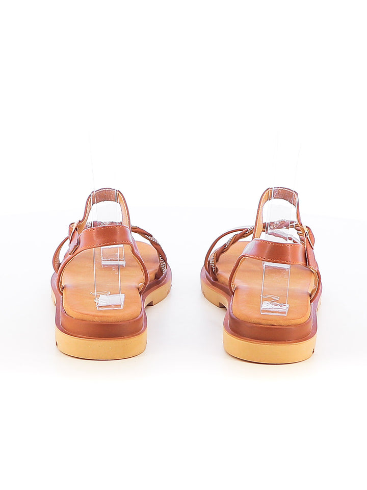 Sandali con t-strap donna MINU LL0331-10 beige scuro | Costa Superstore