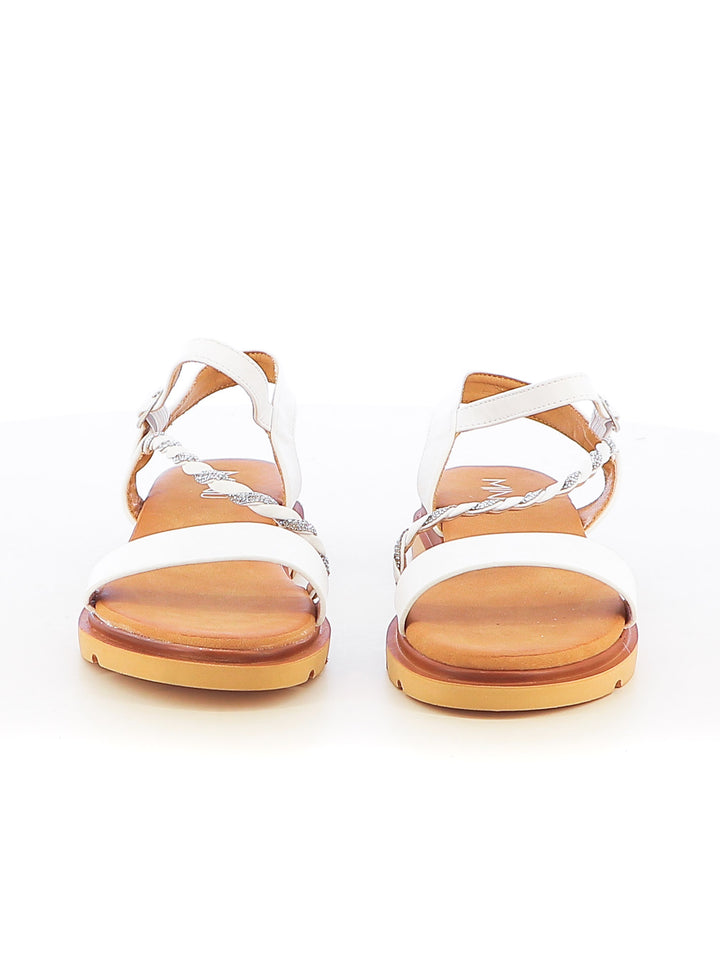 Sandali con t-strap donna MINU LL0331-10 bianco | Costa Superstore