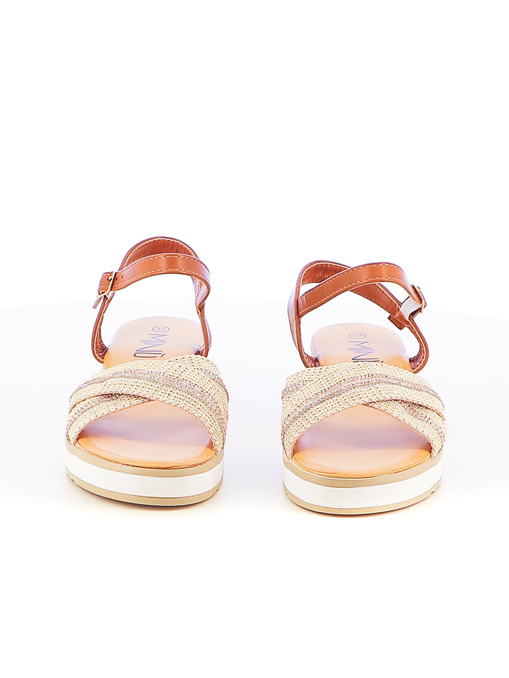 Sandali con cinturino donna MINU LL0331-2 beige scuro | Costa Superstore