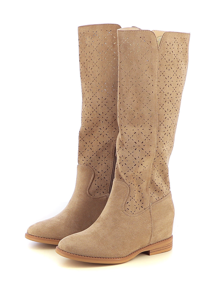 Stivali alti donna MINU RQ2301-6 beige scuro | Costa Superstore