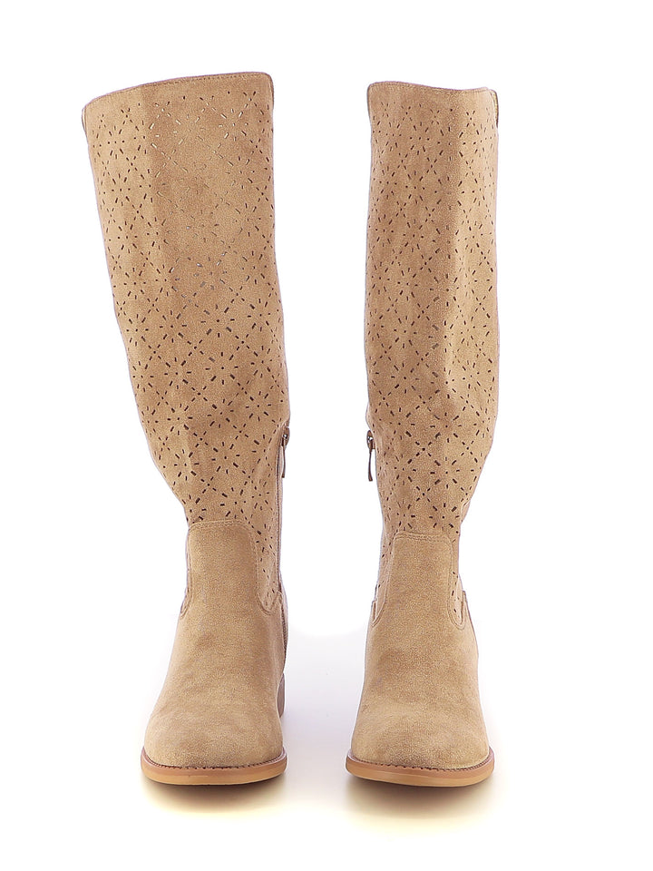 Stivali alti donna MINU RQ2301-6 beige scuro | Costa Superstore