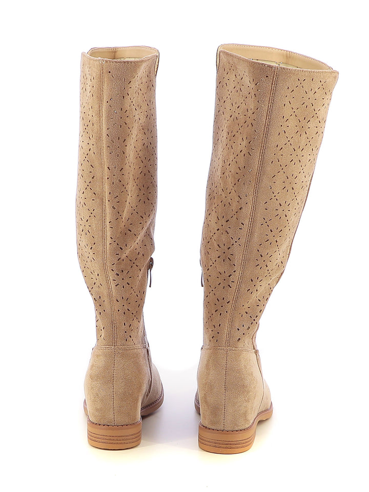 Stivali alti donna MINU RQ2301-6 beige scuro | Costa Superstore