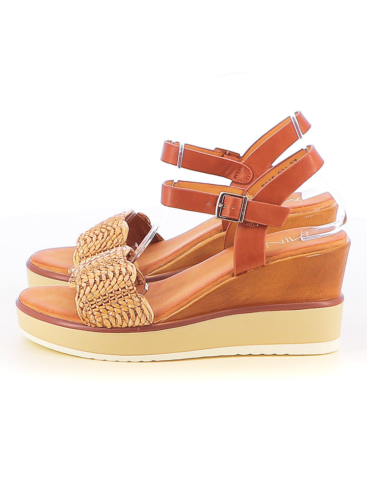 Sandali con cinturino donna MINU Y025-88A beige scuro | Costa Superstore