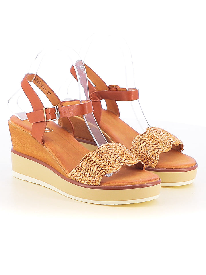Sandali con cinturino donna MINU Y025-88A beige scuro | Costa Superstore