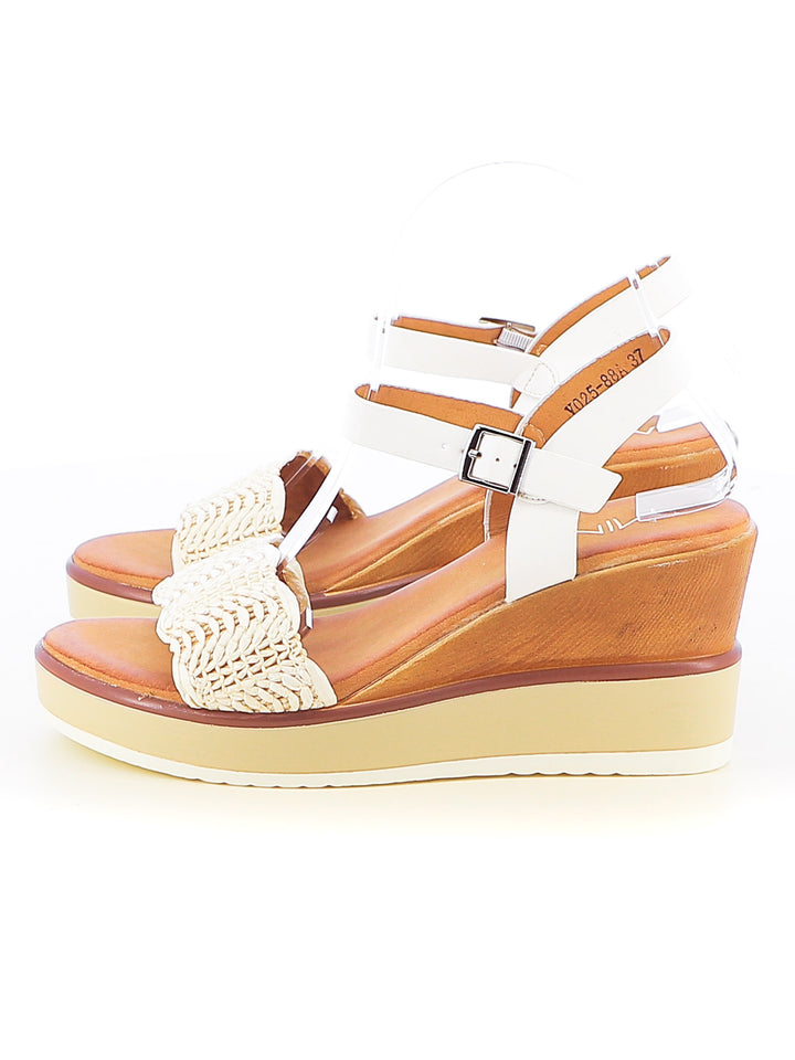Sandali con cinturino donna MINU Y025-88A bianco | Costa Superstore
