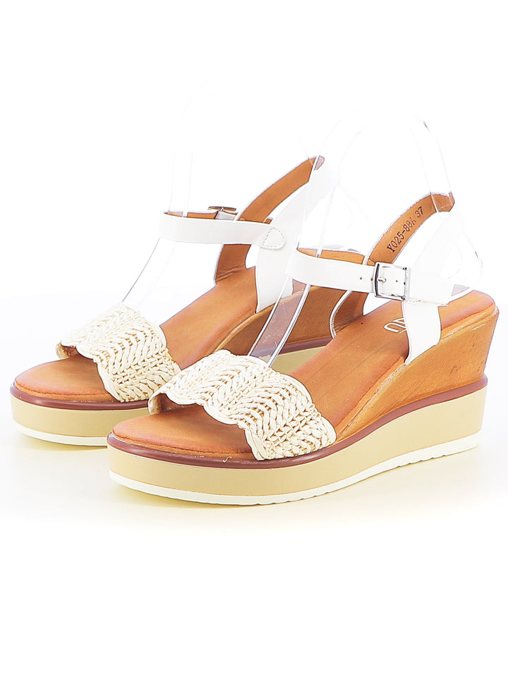 Sandali con cinturino donna MINU Y025-88A bianco | Costa Superstore