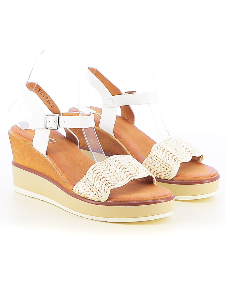 Sandali con cinturino donna MINU Y025-88A bianco | Costa Superstore