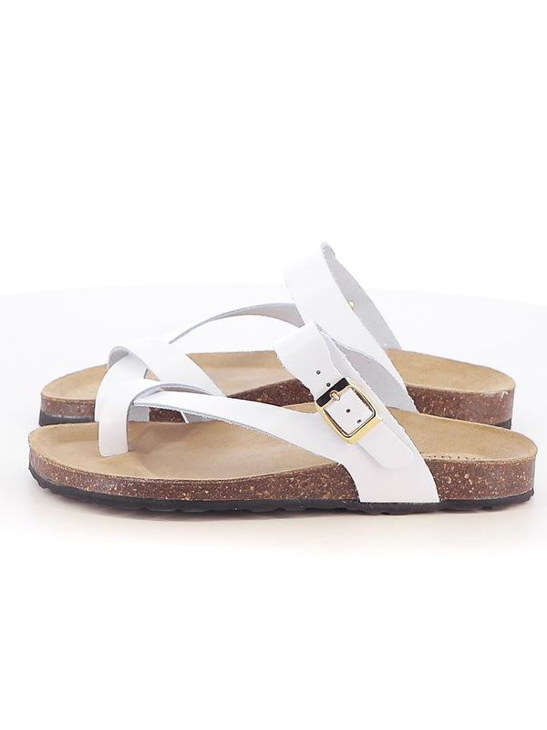 Infradito sandali donna NATUR AB 1702 bianco | Costa Superstore