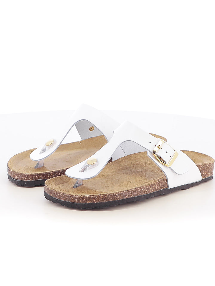 Infradito sandali donna NATUR AB 1703 bianco | Costa Superstore