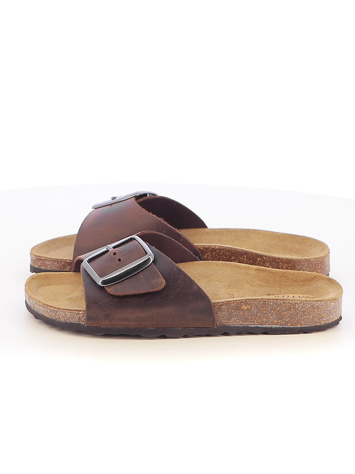 Ciabattine donna NATUR AB 1748 marrone | Costa Superstore