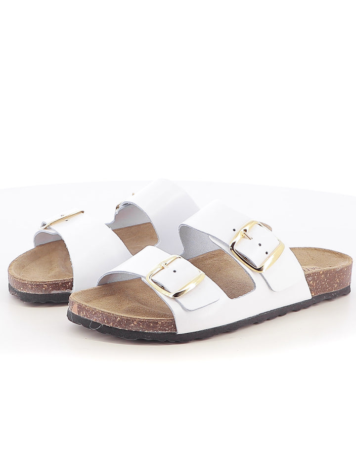 Ciabattine donna NATUR AB 1758 bianco | Costa Superstore