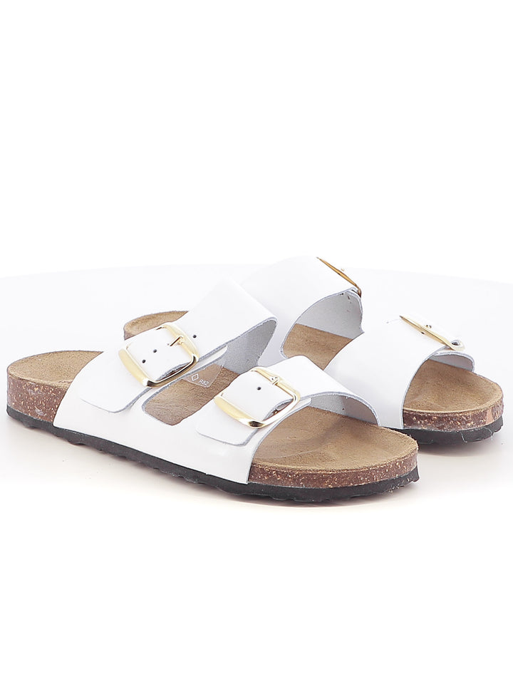 Ciabattine donna NATUR AB 1758 bianco | Costa Superstore