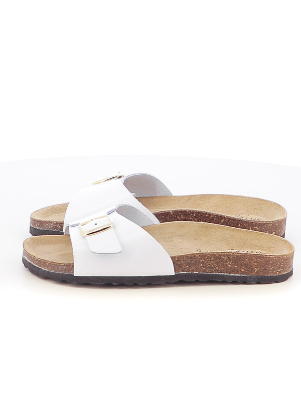 Ciabattine donna NATUR AB 1777 bianco | Costa Superstore