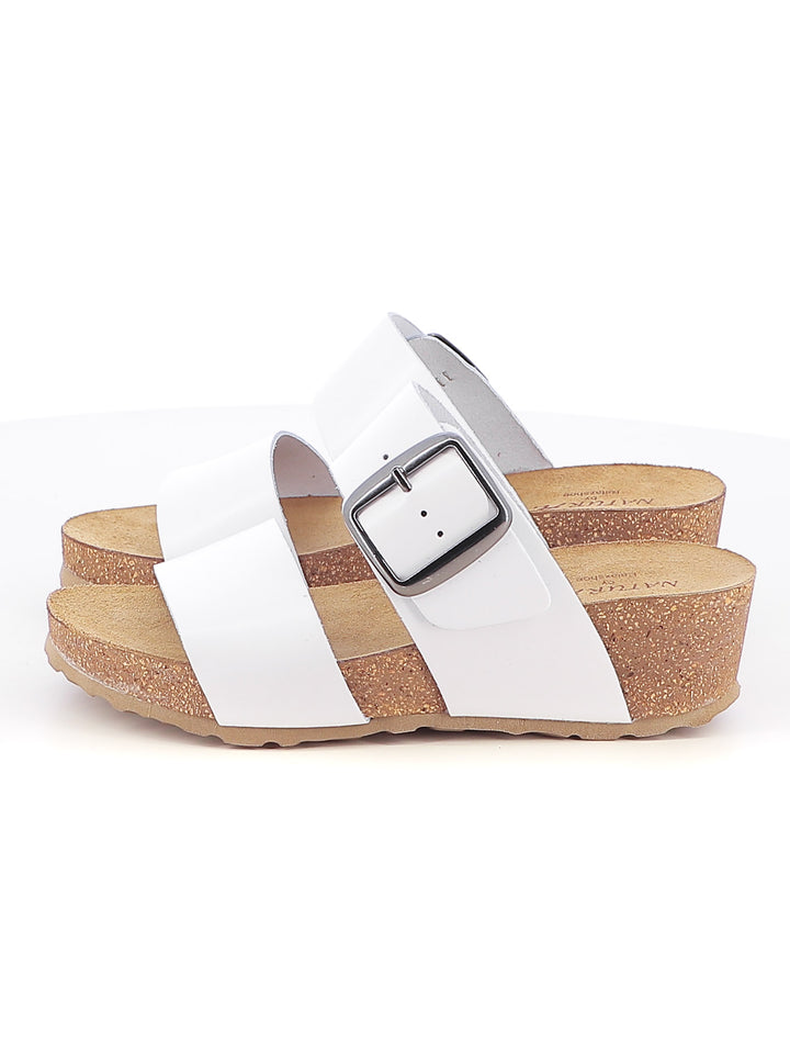 Ciabattine donna NATUR AB 895-011 bianco | Costa Superstore