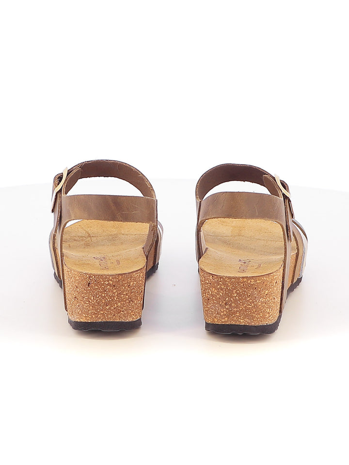 Sandali con cinturino donna NATUR AB 895-021 grigio scuro | Costa Superstore