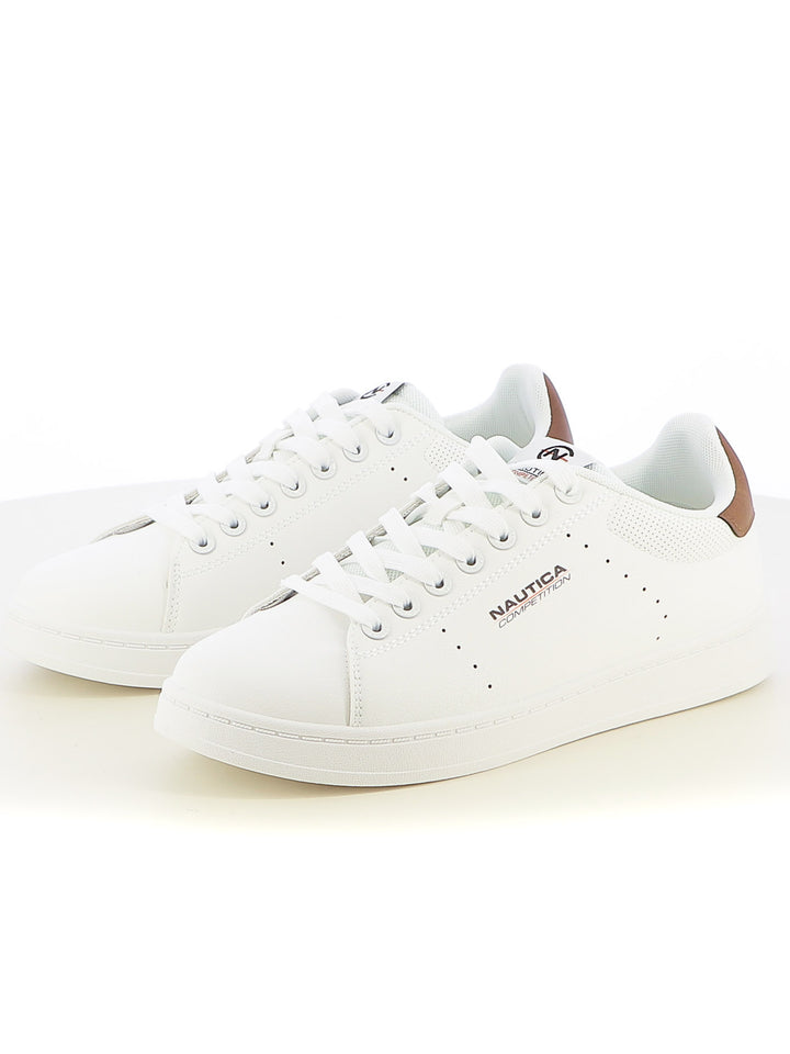 Sneakers stringate uomo NAUTICA COMPETITION NCM516Z00 bianco cuoio | Costa Superstore