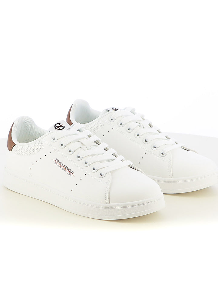 Sneakers stringate uomo NAUTICA COMPETITION NCM516Z00 bianco cuoio | Costa Superstore