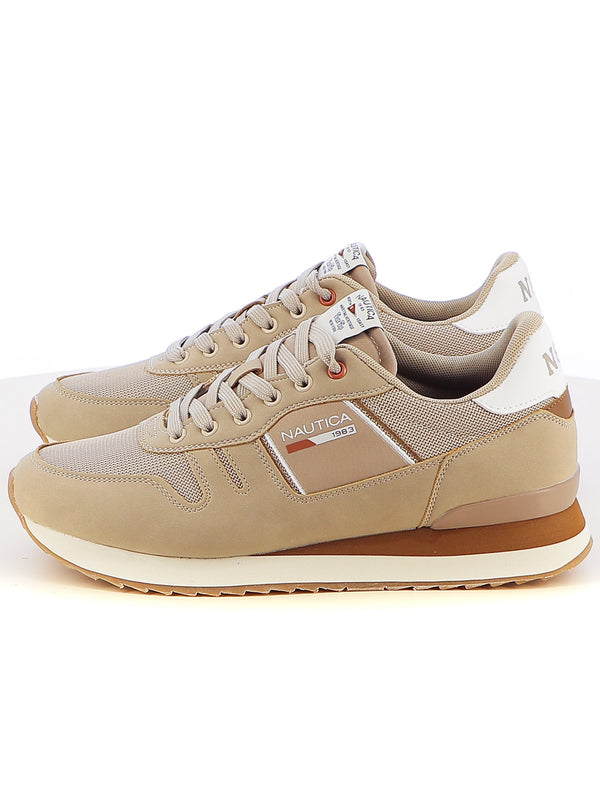 Sneakers stringate uomo NAUTICA NTM513F00 beige scuro | Costa Superstore