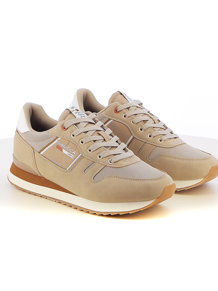 Sneakers stringate uomo NAUTICA NTM513F00 beige scuro | Costa Superstore