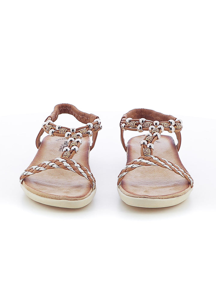 Sandali con t-strap donna RAMBLAS 1343 cuoio | Costa Superstore